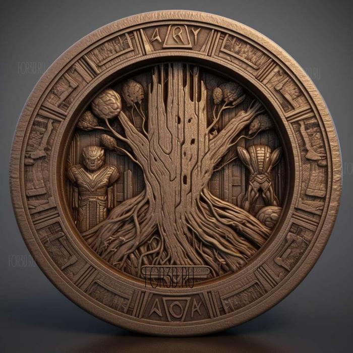 Guardians of the Galaxy Vol2 movie 1 stl model for CNC